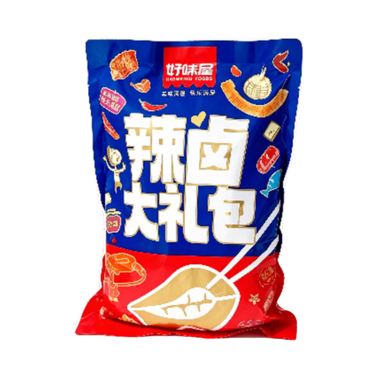 推荐商品：好味屋 280g 辣卤零食 礼包装