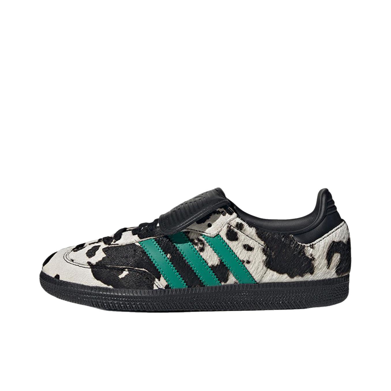 推荐商品：adidas Originals Samba LT T头鞋 德训鞋 板鞋 防滑耐磨薄底透气复古贴合圆头 黑色/绿色