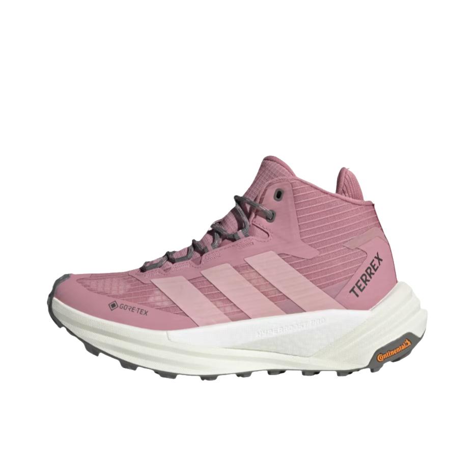 推荐商品：adidas Terrex FREEHIKER 3 GORE-TEX 户外鞋 防水回弹防滑 中帮/魔幻淡紫色/双色丁香紫/灰四