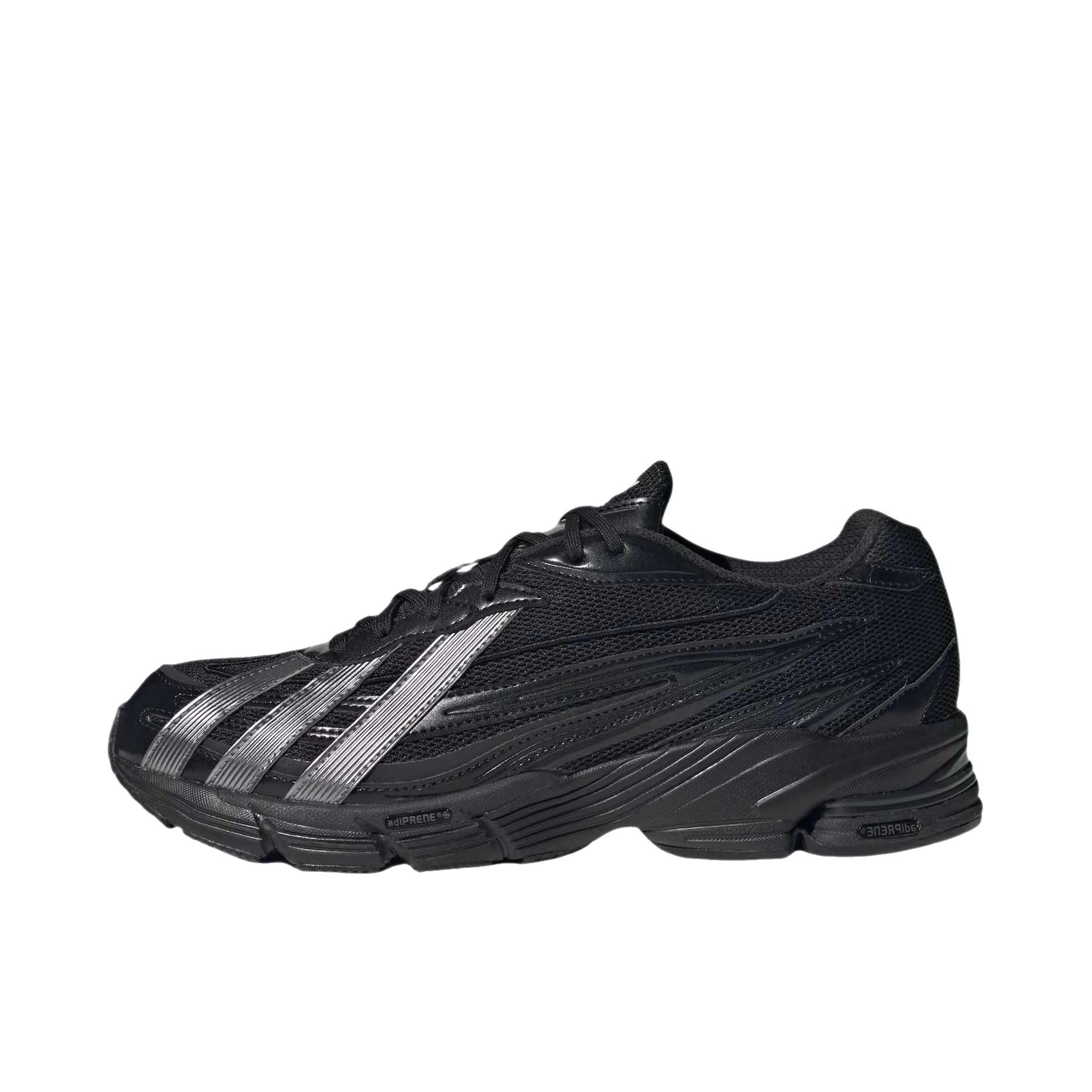 推荐商品：adidas Originals Orketro 防滑耐磨 网面透气 舒适轻便 织物 复古百搭 运动休闲鞋 低帮/核心黑/铁金属色/核心黑