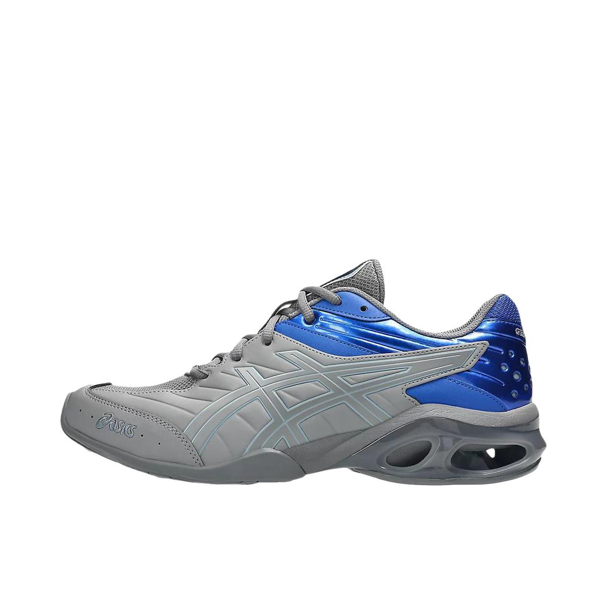 推荐商品：ASICS GEL-KINETIC FR 运动休闲鞋 防滑耐磨透气 低帮/粘土灰/幻彩蓝 