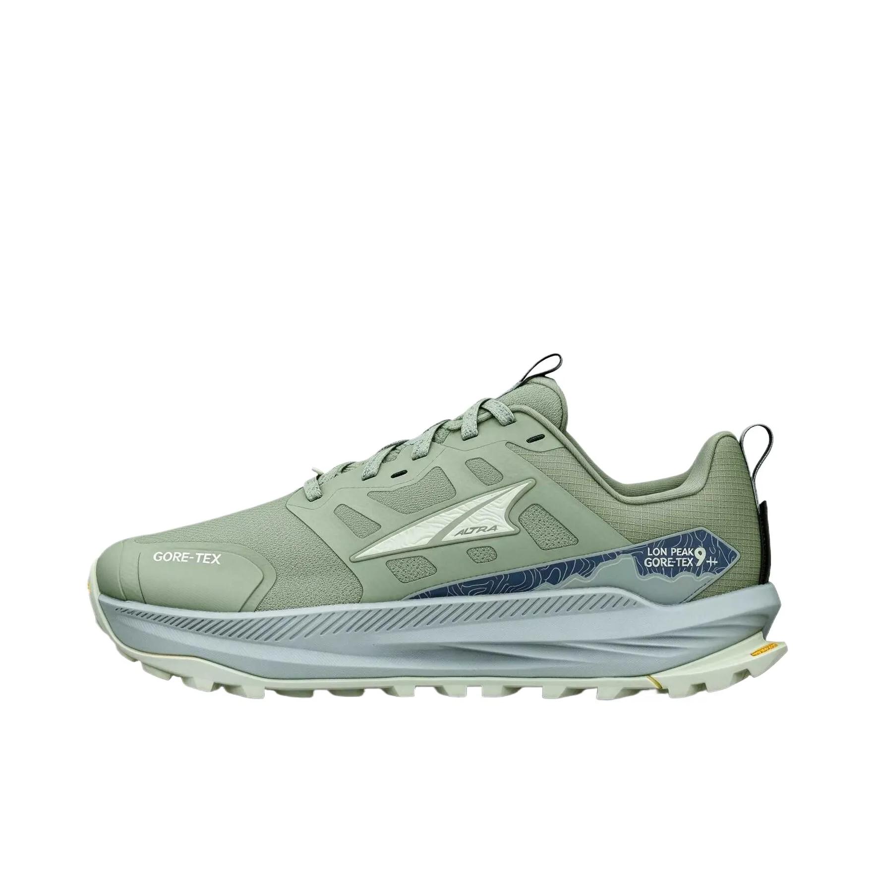 推荐商品：Altra Lone Peak 9 跑鞋 徒步鞋 百搭防滑耐磨低帮越野缓震轻便 女款/灰色/绿色