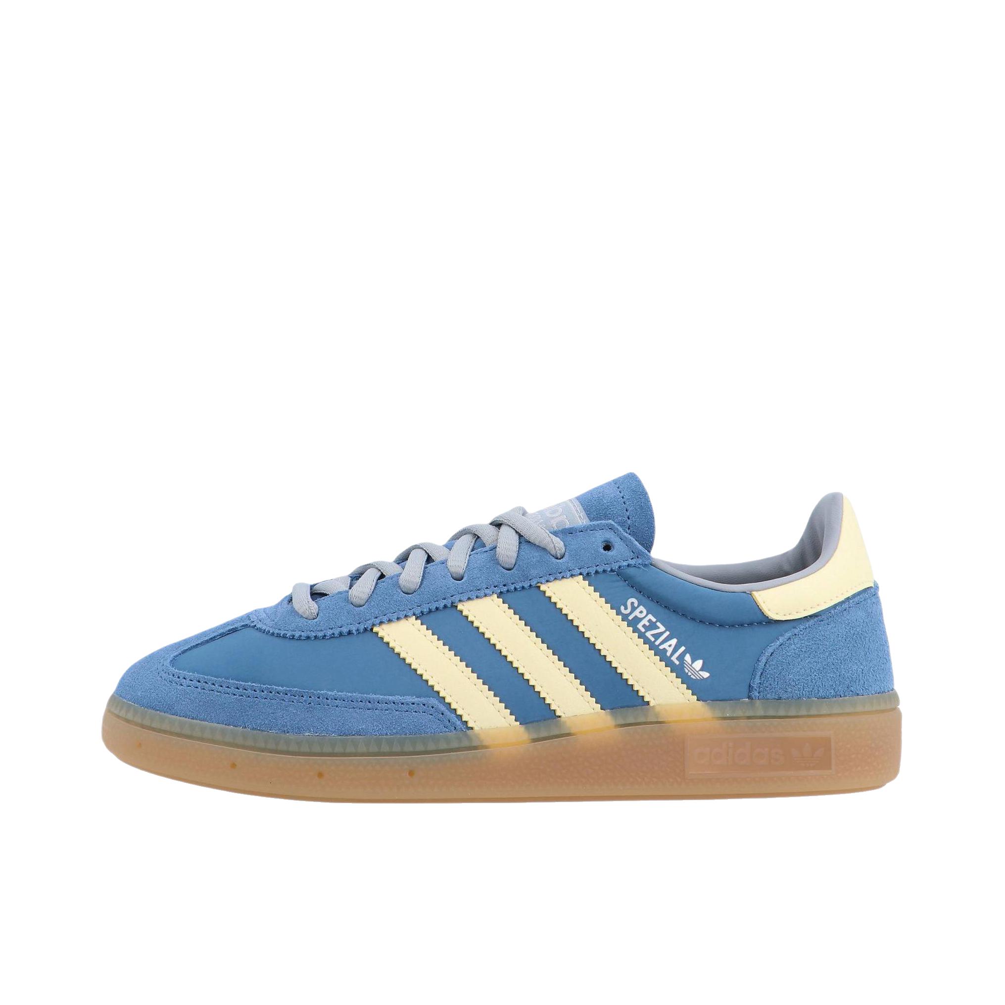 推荐商品：adidas Originals Handball Spezial 薄底鞋 T头鞋 德训鞋 板鞋 简约百搭复古轻便防滑耐磨贴合圆头耐穿 低帮/大童/蓝色