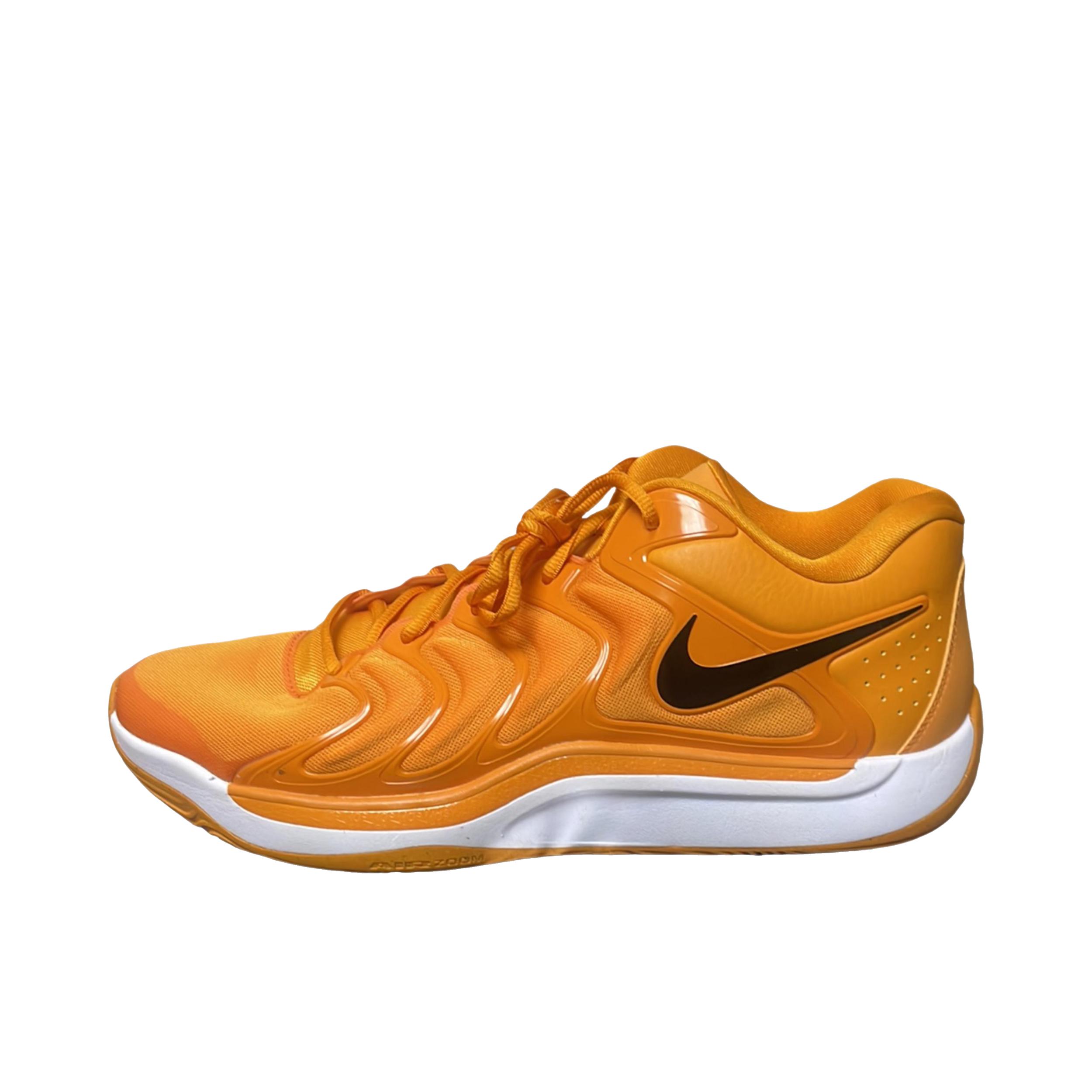 推荐商品：Nike KD 17 篮球鞋 缓震防滑耐磨抗扭抓地支撑舒适百搭训练 低帮/橙色/黑色