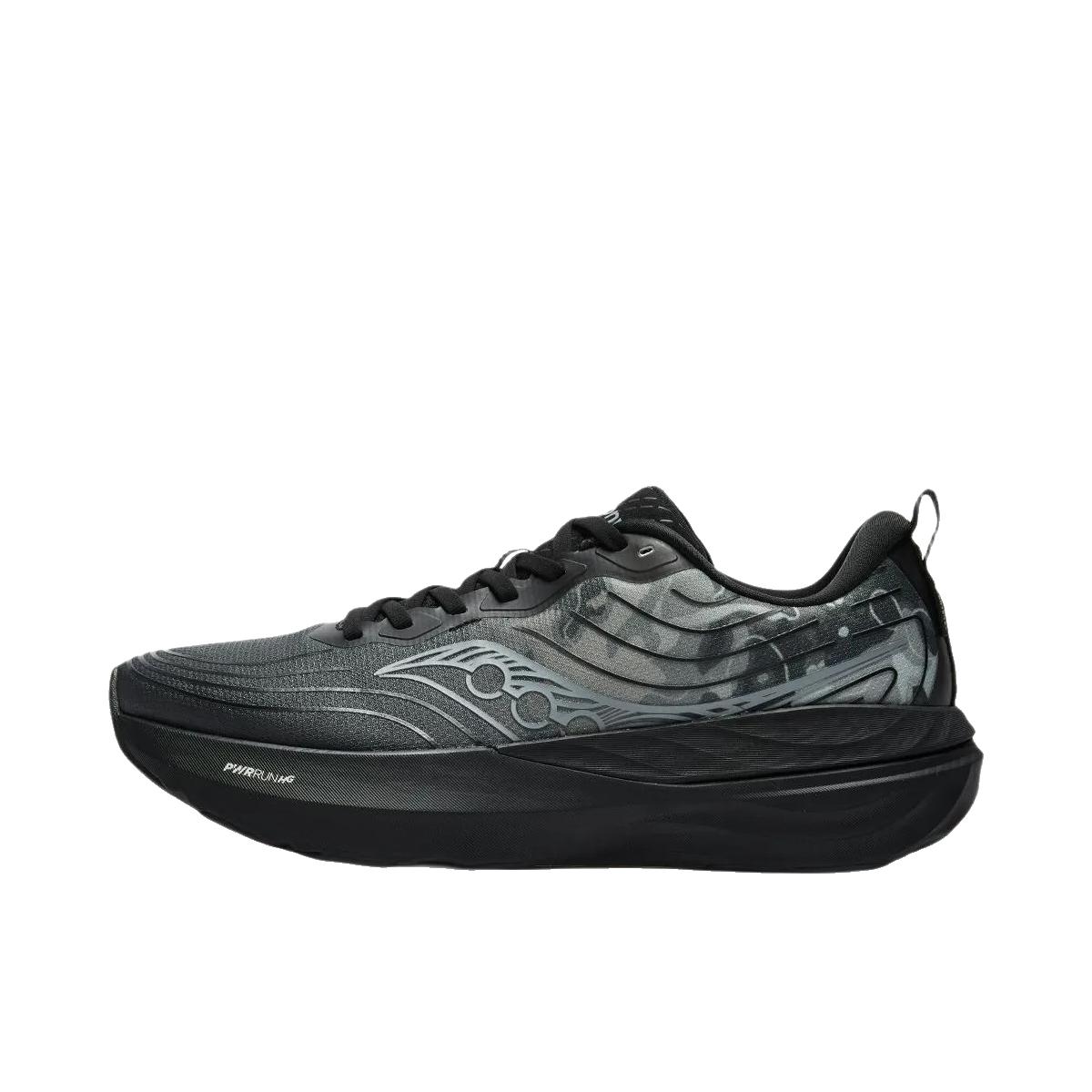 推荐商品：Saucony/索康尼 TEMPUS 坦途4 跑鞋 舒适透气防滑 低帮/黑色/灰色