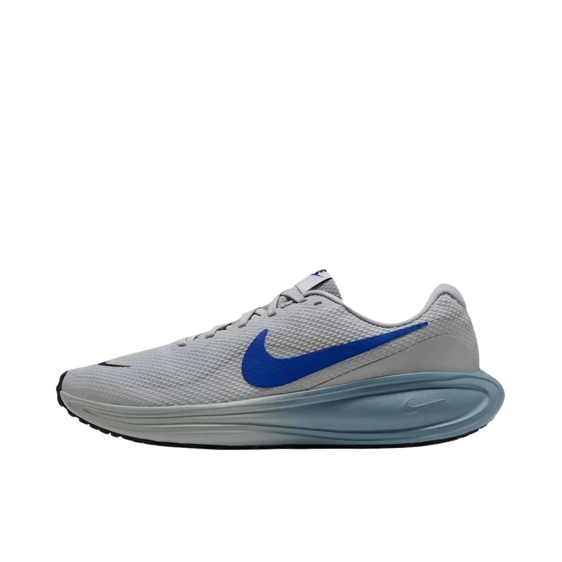 推荐商品：Nike Revolution 8 跑鞋 网布百搭防滑耐磨低帮缓震训练网面回弹轻便春夏支撑短跑贴合圆头 低帮/灰雾色/赛车蓝/烟熏蓝/黑色