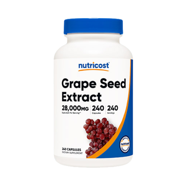 推荐商品：NUTRICOST/表现 葡萄籽胶囊 瓶装