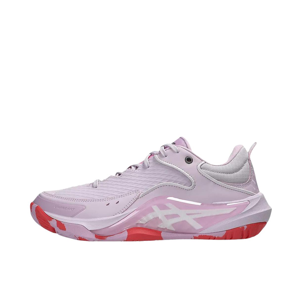 推荐商品：Asics/亚瑟士 UNPRE ARS 3 篮球鞋 柔软百搭低帮系带 藕粉色