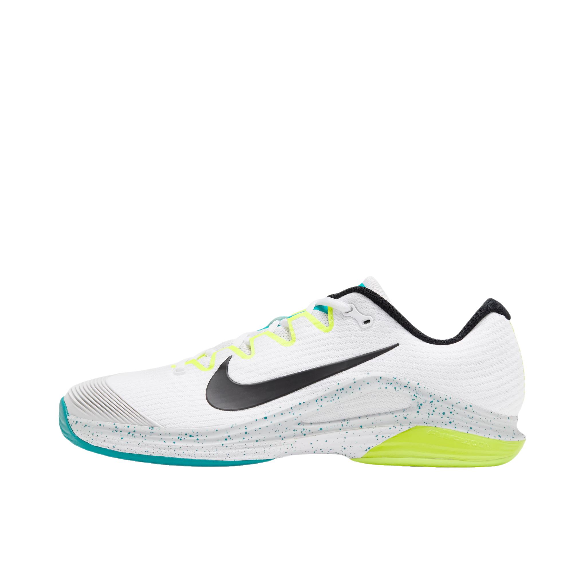 推荐商品：Nike Vapor 12 透气 缓震 支撑 硬地 网球鞋 白色/黑色/荧光黄/能量绿/金色