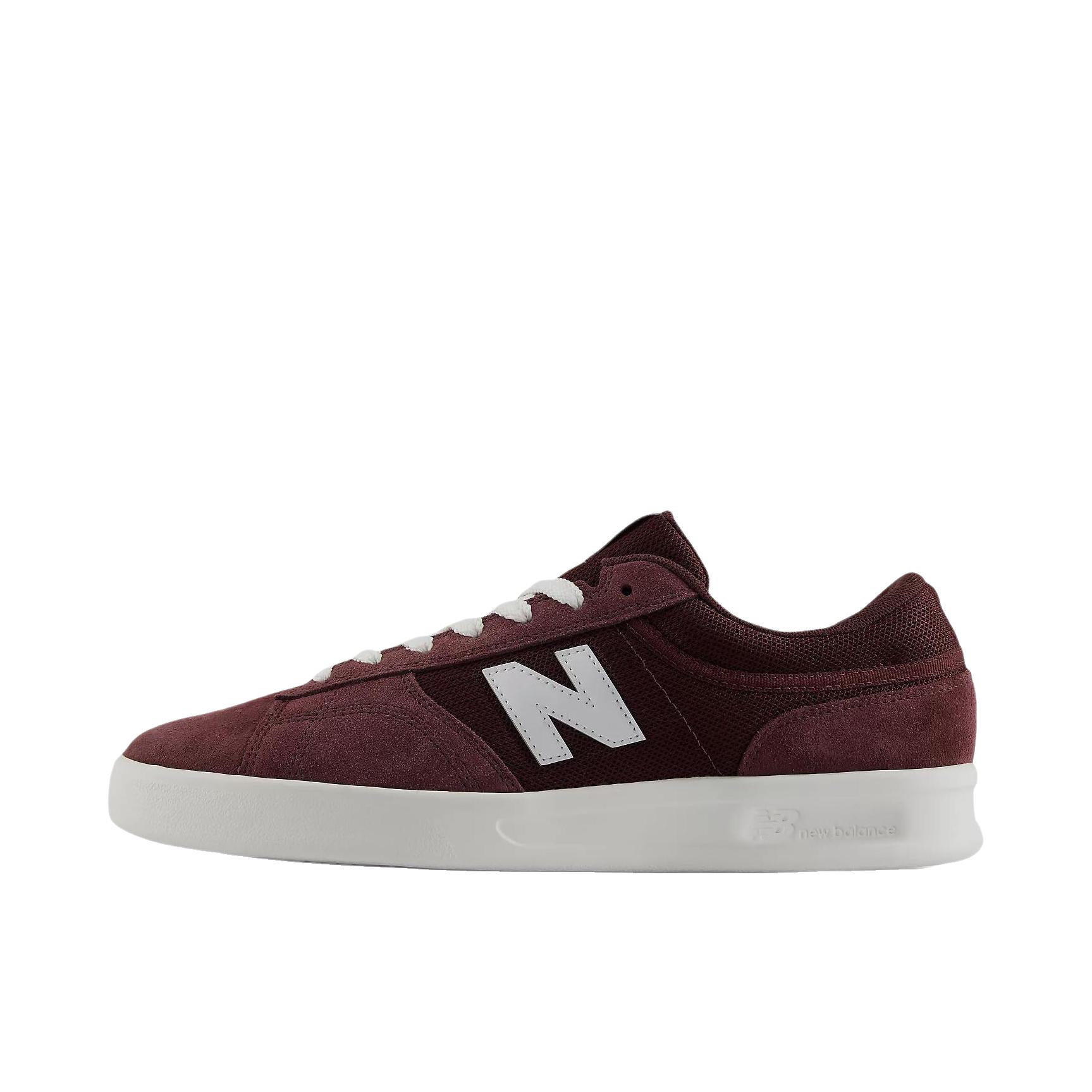 推荐商品：New Balance NB Numeric 430 防滑 耐磨 低帮 平跟 板鞋 D宽/红色/雪白色
