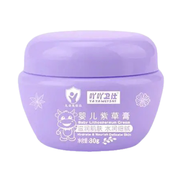 推荐商品：吖吖卫仕 婴儿紫草膏滋润肌肤水润细腻舒缓保湿护臀膏