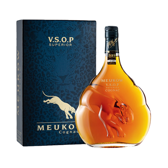 推荐商品：Meukow/墨高 VSOP 700ml 40%vol 干邑白兰地 盒装