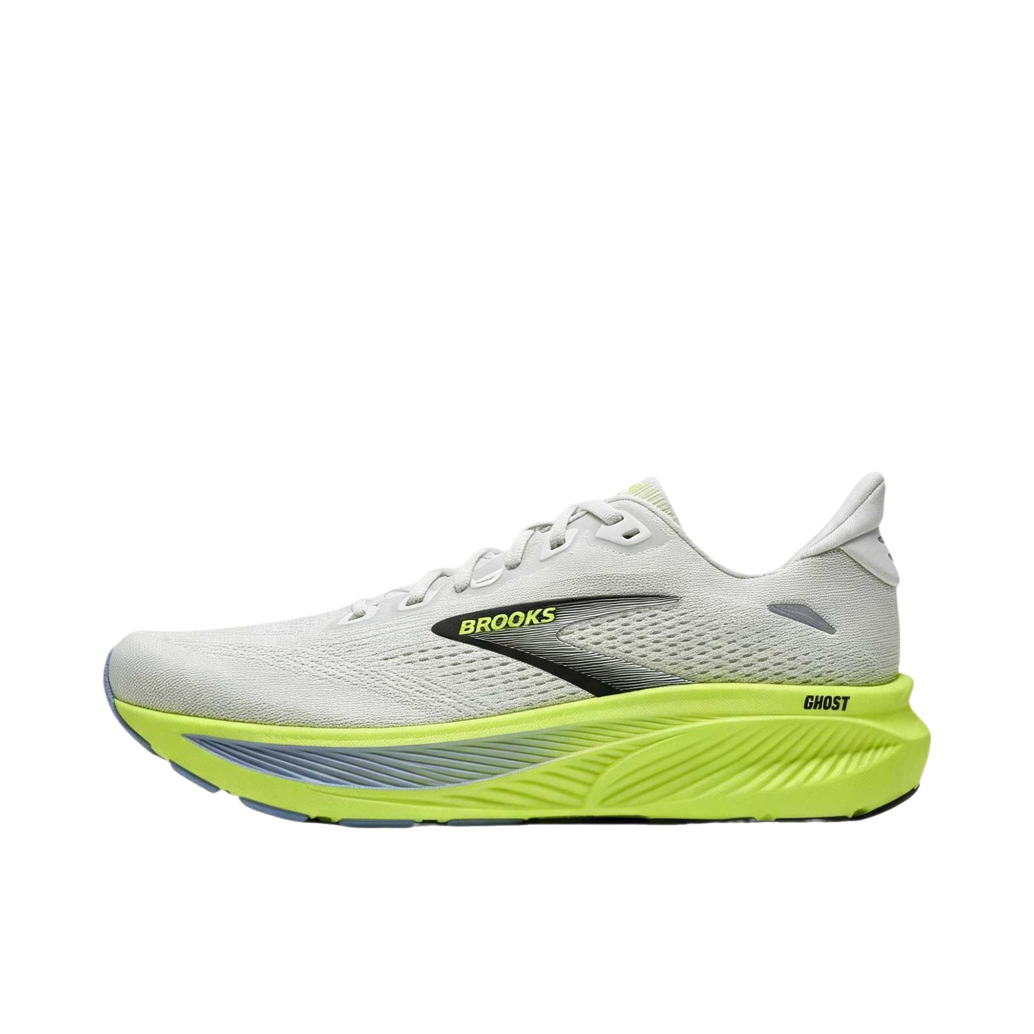 推荐商品：Brooks/布鲁克斯 幽灵Ghost 18 跑鞋 圆头舒适减震支撑 低帮/白人/黑人/夜生活