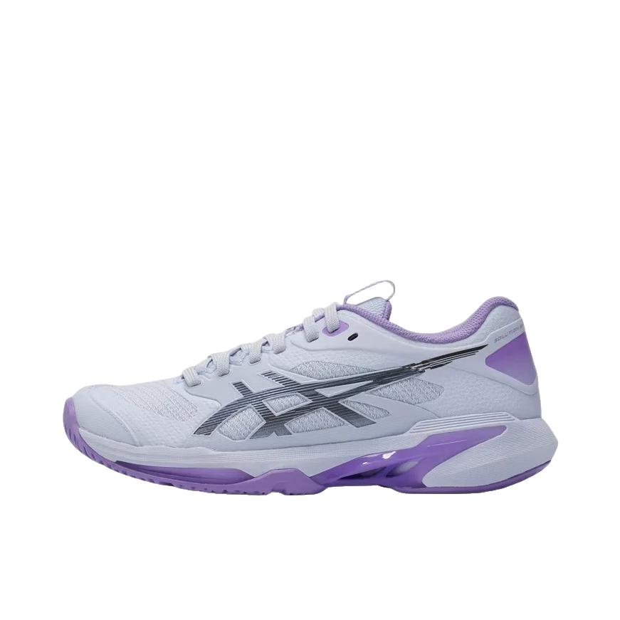 推荐商品：Asics/亚瑟士 SOLUTION SPEED FF 4 网球鞋 系带舒适运动轻量回弹贴合耐穿防滑稳定支撑减震 女款/紫色