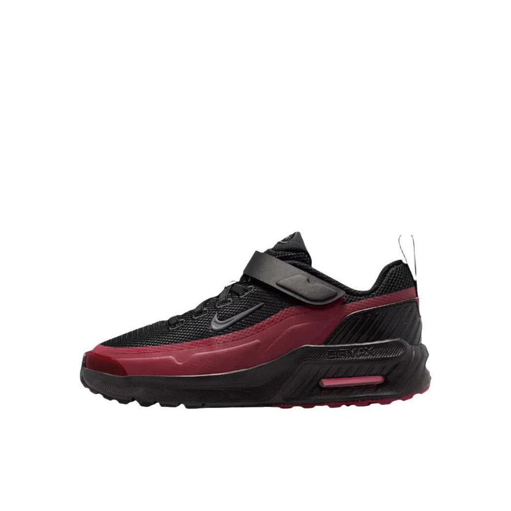 推荐商品：Nike AIR MAX BIA 运动鞋儿童 魔术贴低帮网面轻便 低帮/小童/黑色/队红色/烟灰色
