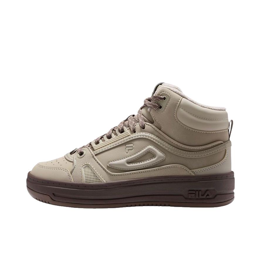 推荐商品：FILA/斐乐 FX PRO回旋鞋 运动休闲鞋 复古透气百搭 中帮/加绒/女款/泥浆棕