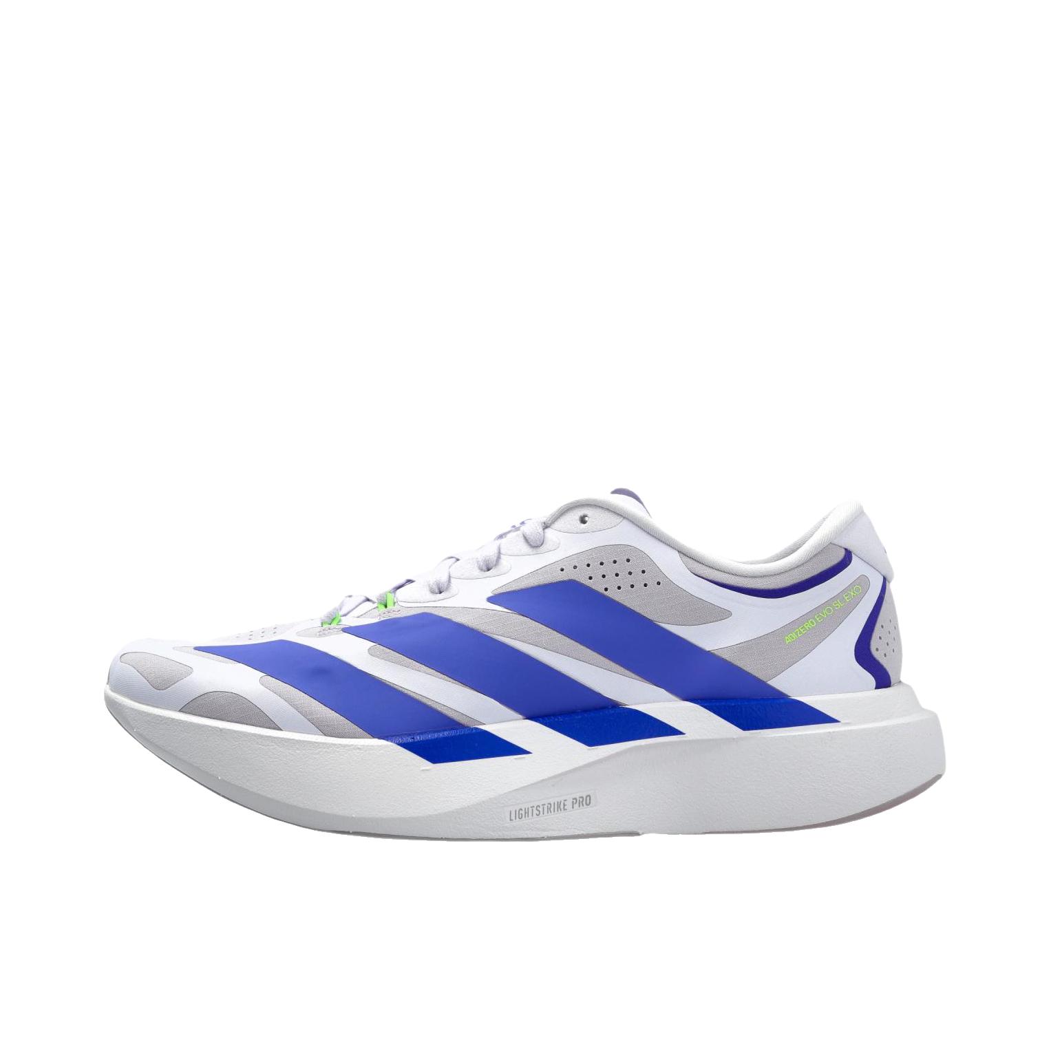 推荐商品：adidas Adizero Evo SL EXO 跑鞋 马拉松竞速橡胶回弹舒适贴合 白色