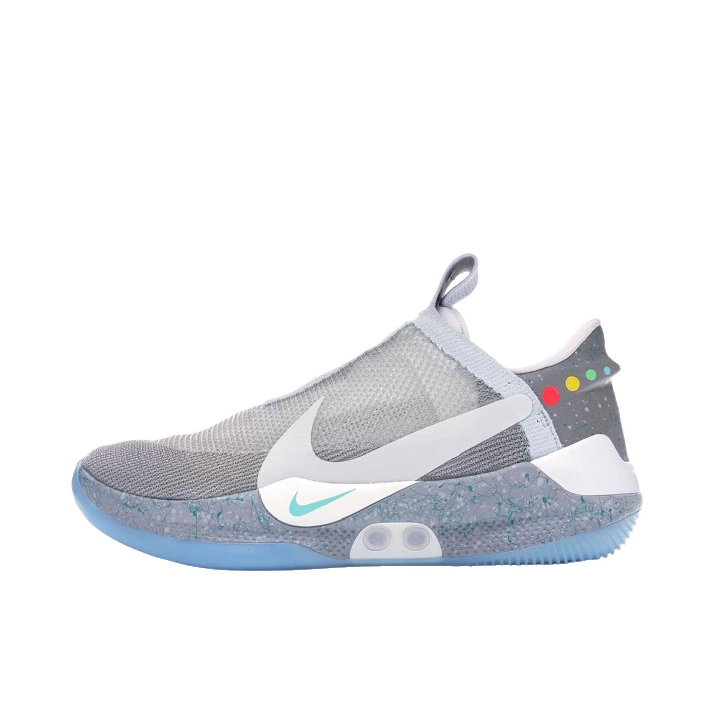 推荐商品：Nike Adapt BB 自动系带 轻便 防滑耐磨 实战 圆头 篮球鞋 低帮/灰色 