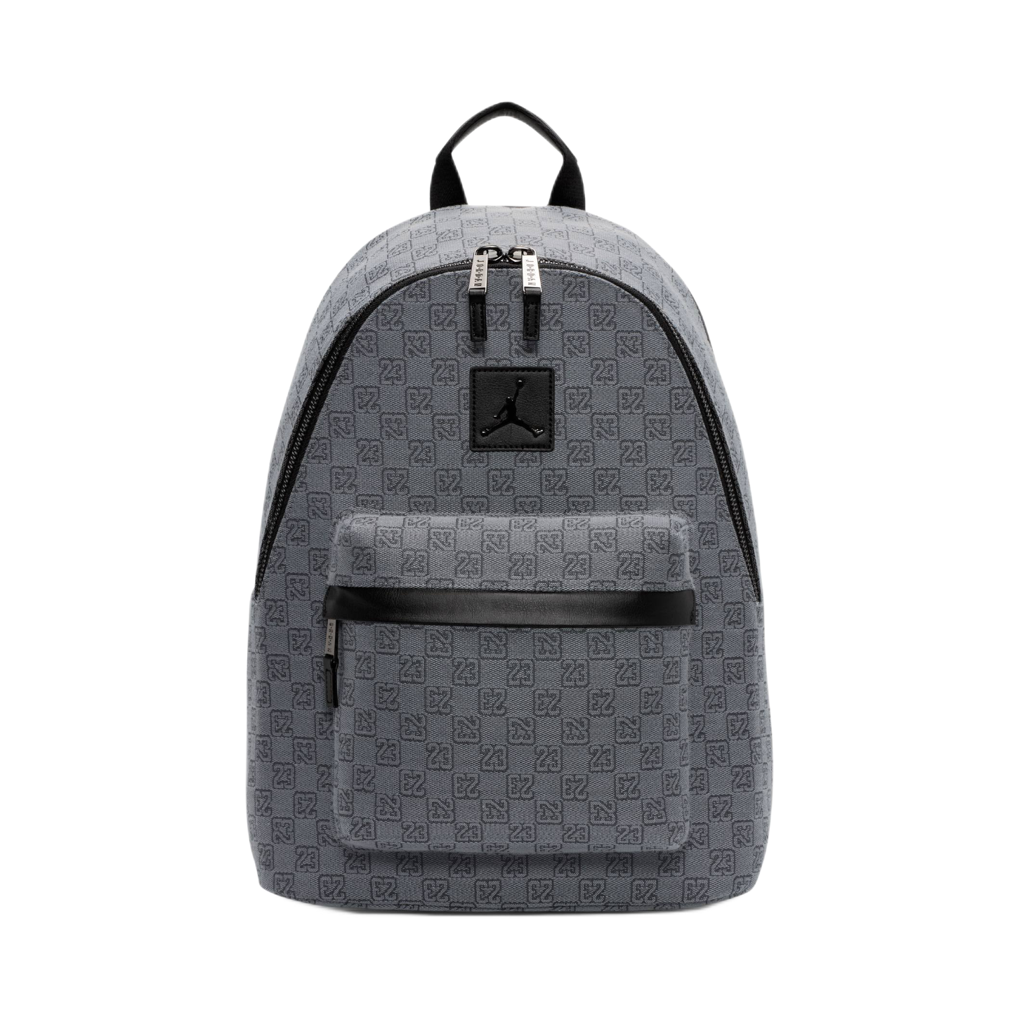 Jordan 中号交织字母数字满印拉链开合 背包双肩包 灰色 FJ6784-070