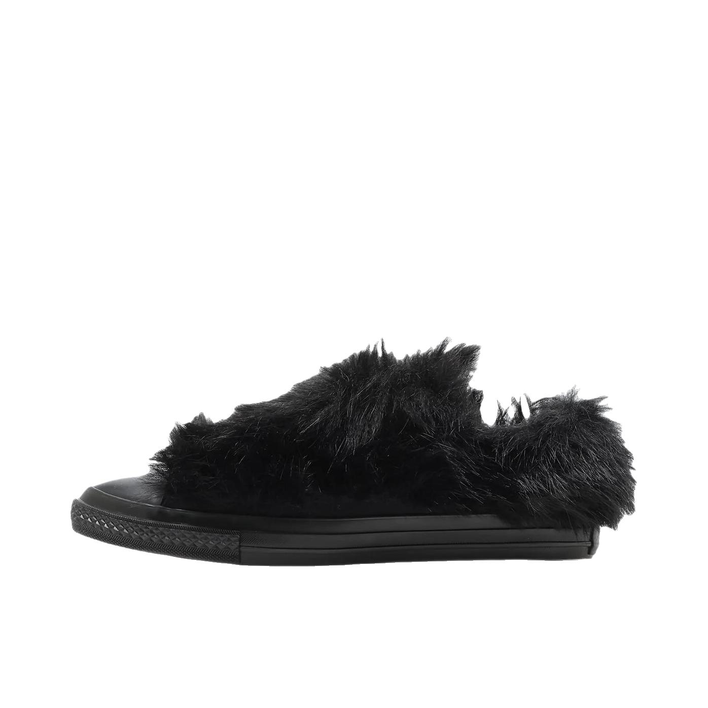 推荐商品：Converse/匡威 VOLUMEFUR SLIP OX 板鞋 百搭经典 低帮/女款/黑色