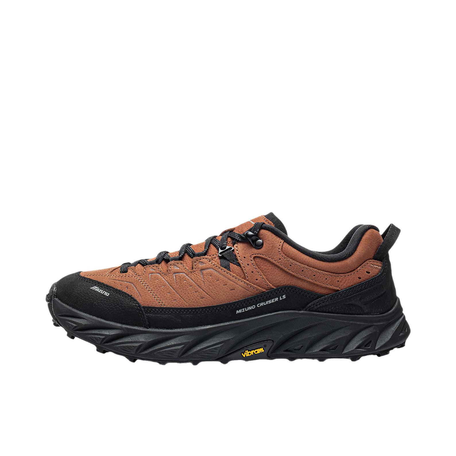 推荐商品：Mizuno/美津浓 CRUISER PREMIUM 徒步鞋 缓震复古保暖舒适 低帮/孟买棕/黑色