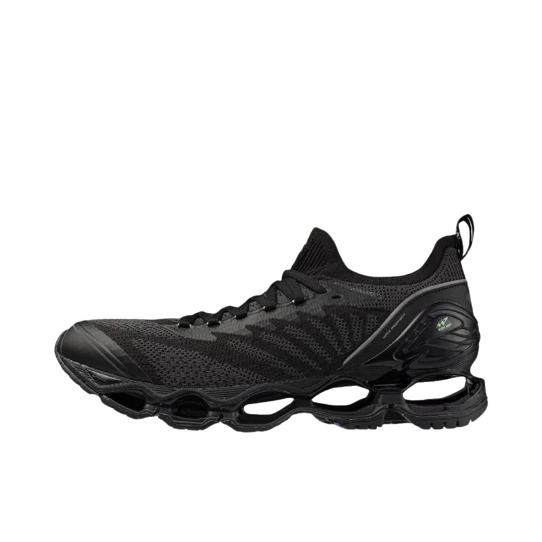 推荐商品：Mizuno/美津浓  Wave Prophecy LS  预言  缓震回弹 防滑耐磨 舒适轻便  网布  透气 拼接织物 合成革 支撑 百搭时尚 休闲运动  跑鞋 MAGIC STICK x mita sneakers联名/黑色/紫色
