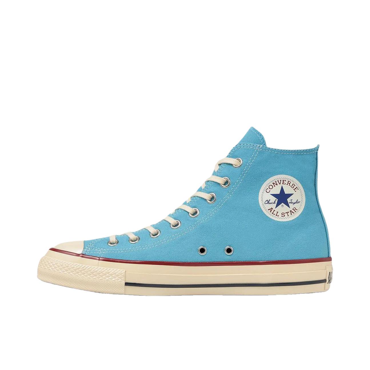 推荐商品：Converse/匡威 All Star Aged 帆布鞋 耐磨圆头橡胶贴合 高帮/蓝色