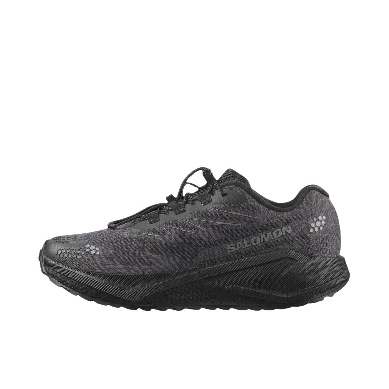 推荐商品：Salomon/萨洛蒙 Aero Blaze 4 Grvl 跑鞋 抽绳透气 低帮/黑色/暴雨灰