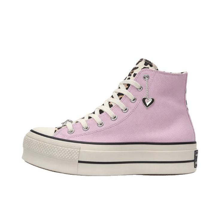 推荐商品：【定制鞋】 Converse/匡威 All Star Lift 帆布鞋 增高防滑轻便 宽版/甜野粉豹