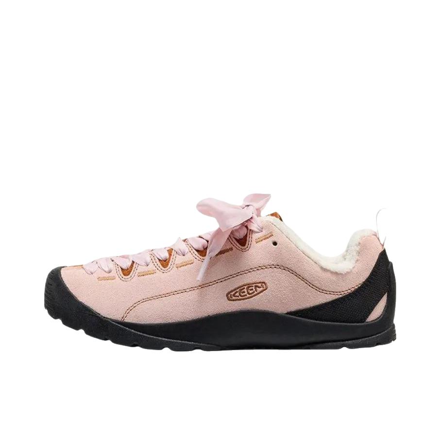 推荐商品：KEEN/科恩 Jasper 户外鞋 徒步鞋 防滑耐磨舒适抓地轻户外防水圆头 加绒/低帮/女款/胭脂粉/桦木色