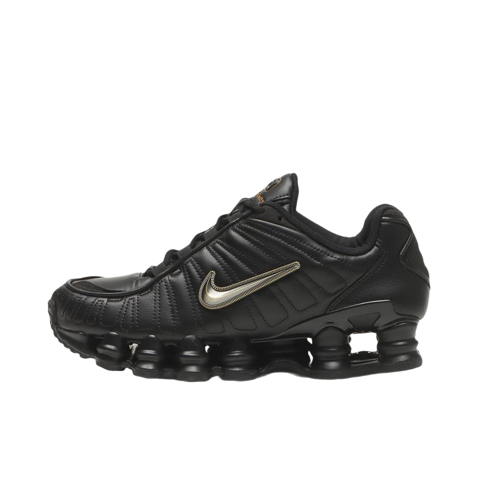 推荐商品：Nike Shox TL 运动休闲鞋 全掌气柱缓震回弹透气防滑耐磨百搭复古贴合圆头 低帮/黑色