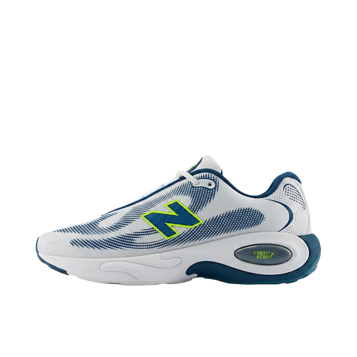 推荐商品：New Balance AC Runner 跑鞋 支撑圆头系带训练贴合 Klutch Athletics联名/D宽/低帮/白色/深色盐水/青柠气泡水