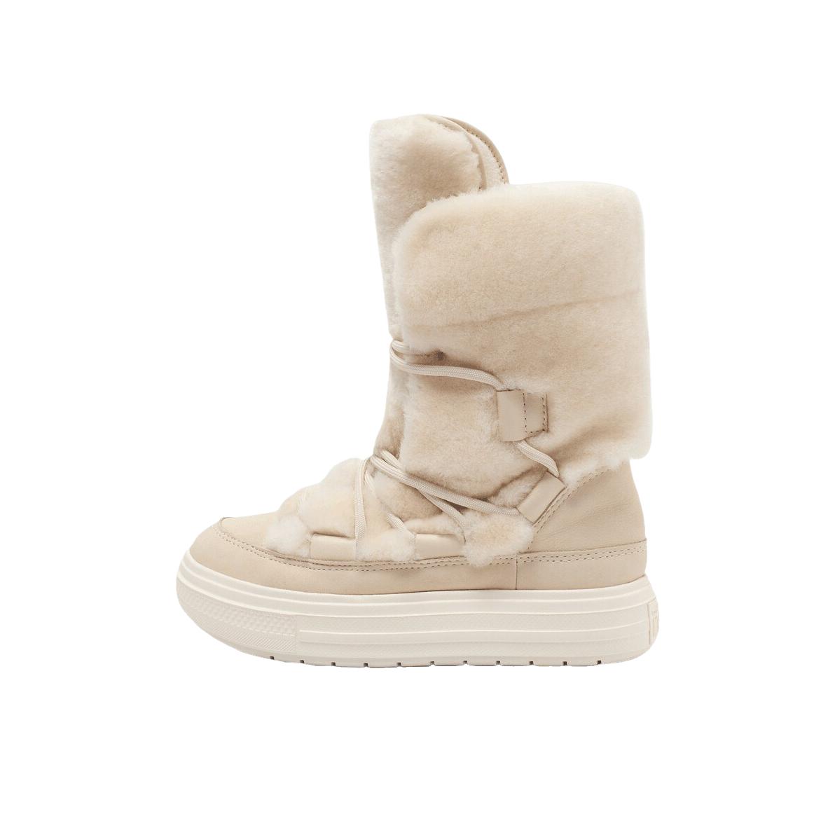 推荐商品：Converse/匡威 Chuck Taylor SEASONAL 运动休闲鞋 舒适百搭防滑耐磨 加绒/白色