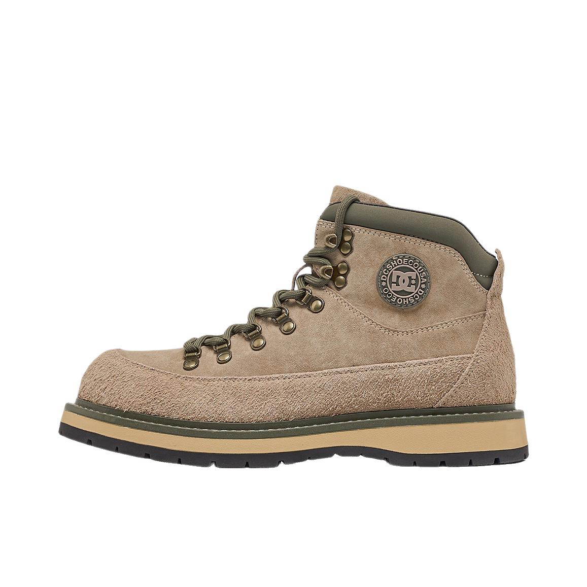 推荐商品：DC Shoes DENALI 马丁靴 系带耐磨短筒 苔原绿