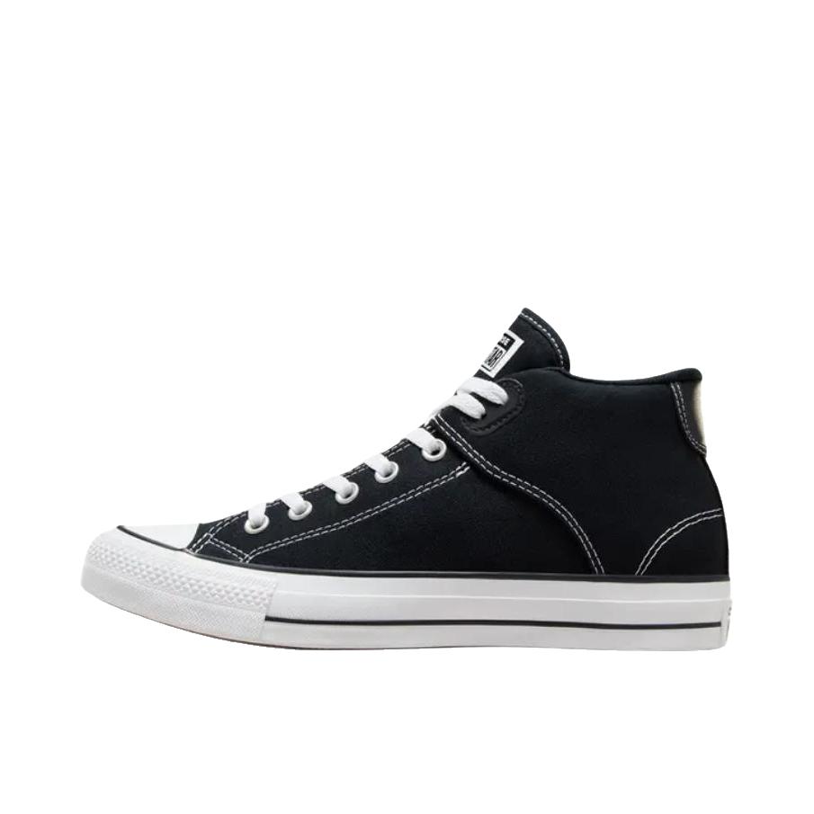 推荐商品：Converse/匡威 Chuck Taylor All Star 帆布鞋 常青款轻便防滑耐磨百搭复古圆头减震贴合高帮 深黑色/雪白色