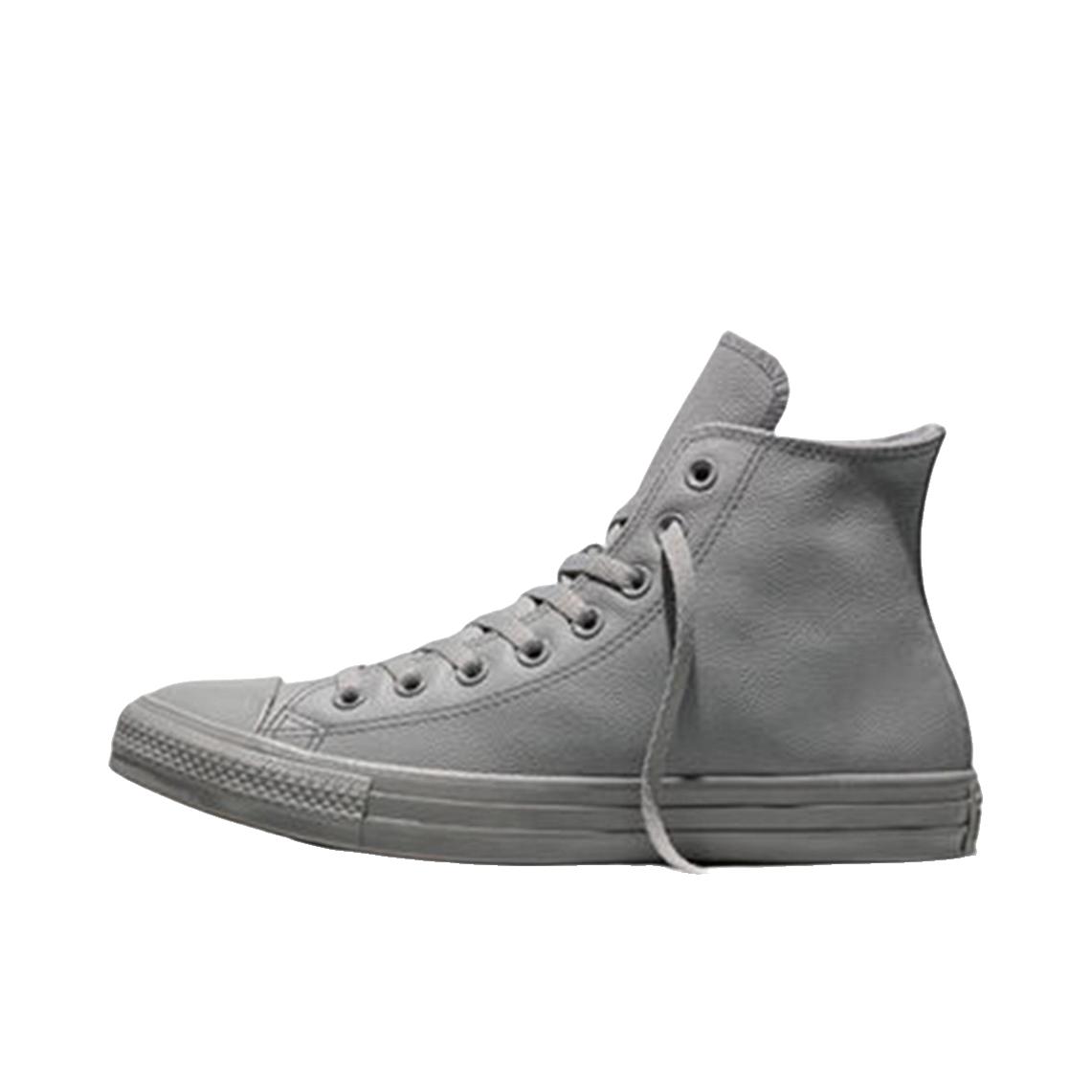 推荐商品：Converse/匡威 帆布鞋 休闲复古皮面 皮面/高帮/灰色