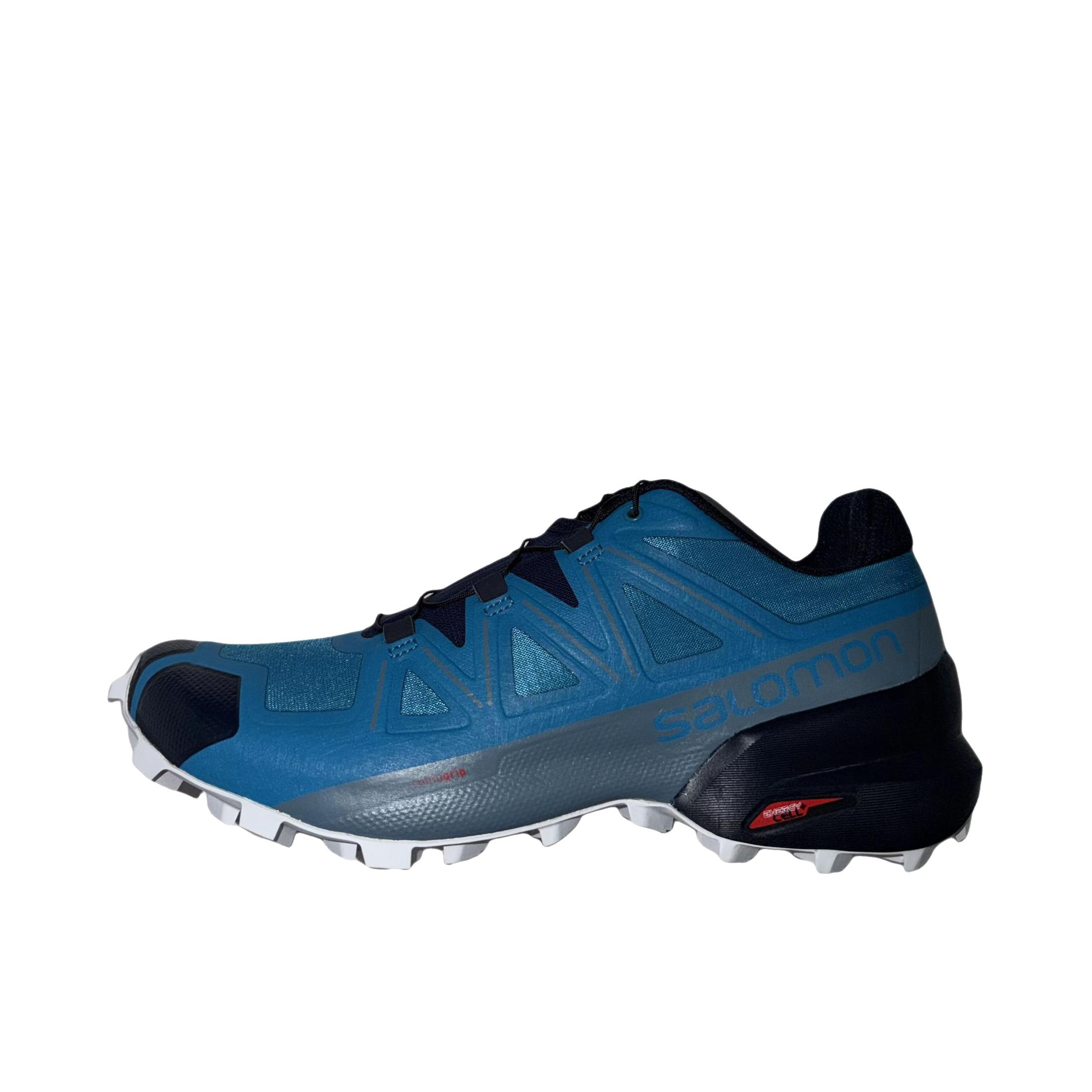 推荐商品：Salomon/萨洛蒙 Speedcross 5 防水 网布 抓地 织物 越野 户外鞋 徒步鞋 深蓝色/黑色