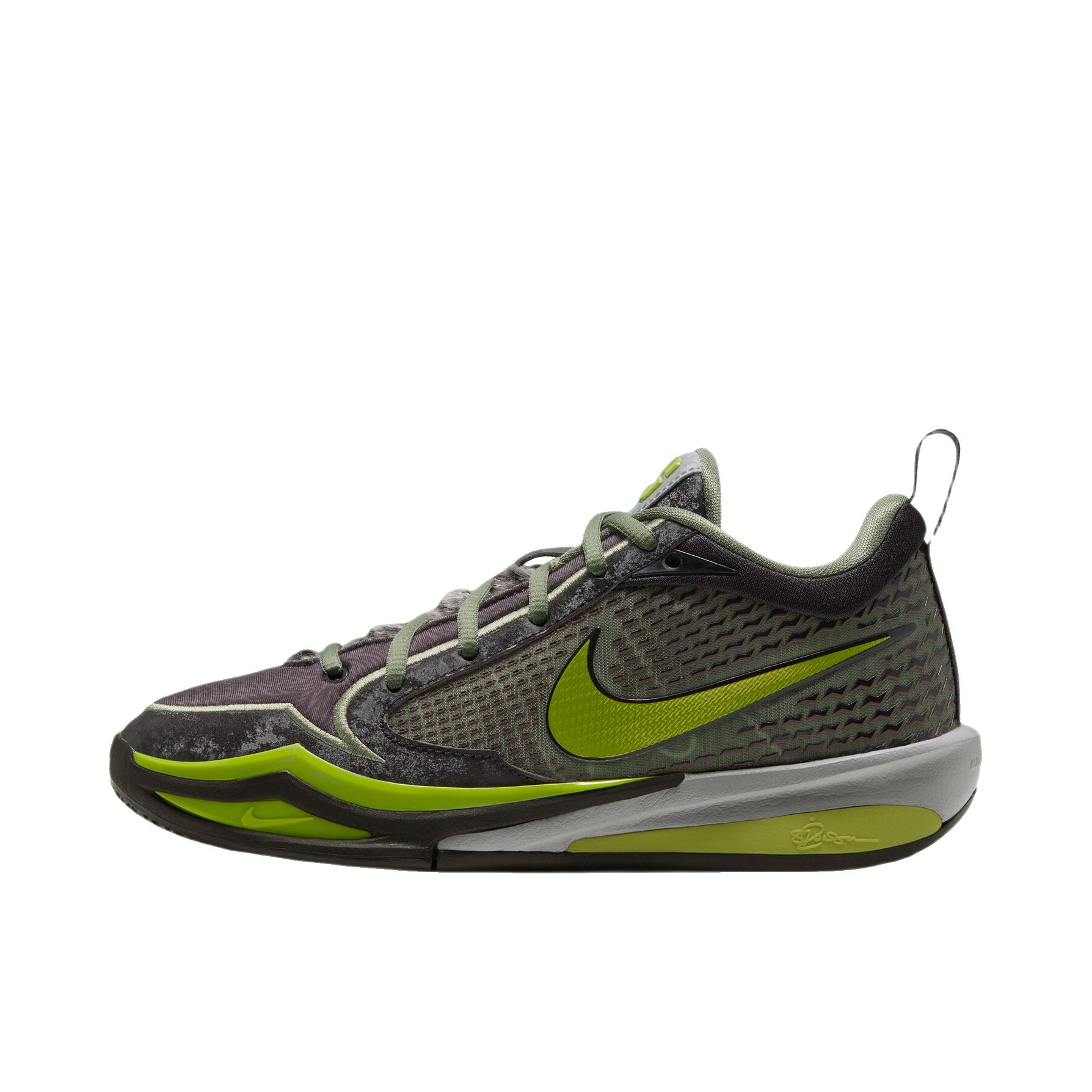 推荐商品：Nike Sabrina 4 篮球鞋 圆头厚底实战系带 大童/阴影棕/激烈绿/狼灰色/油绿色/红棕色