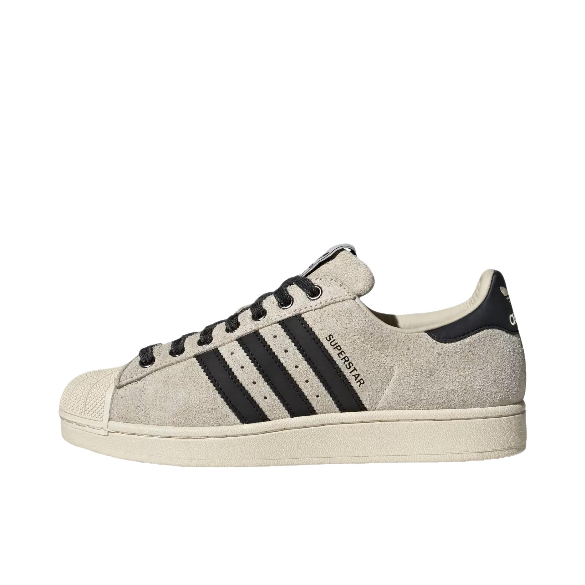 推荐商品：adidas Originals Superstar 2 板鞋 复古防滑耐磨贝壳头贴合圆头支撑 低帮/米色/白色