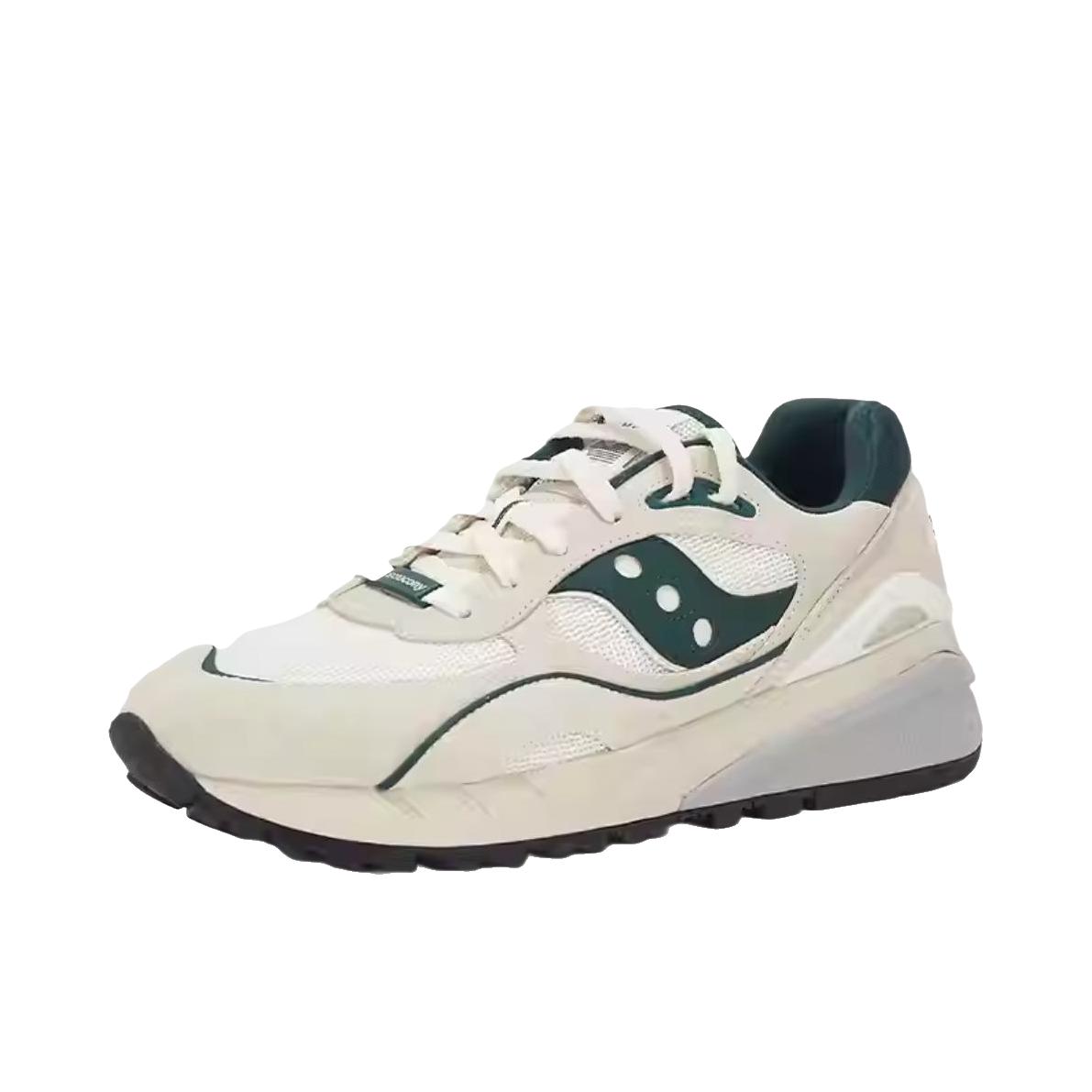 推荐商品：Saucony/索康尼 Shadow 6000 经典复古 防滑耐磨 舒适休闲 透气 防水 织物 运动 跑鞋 常春藤 待定