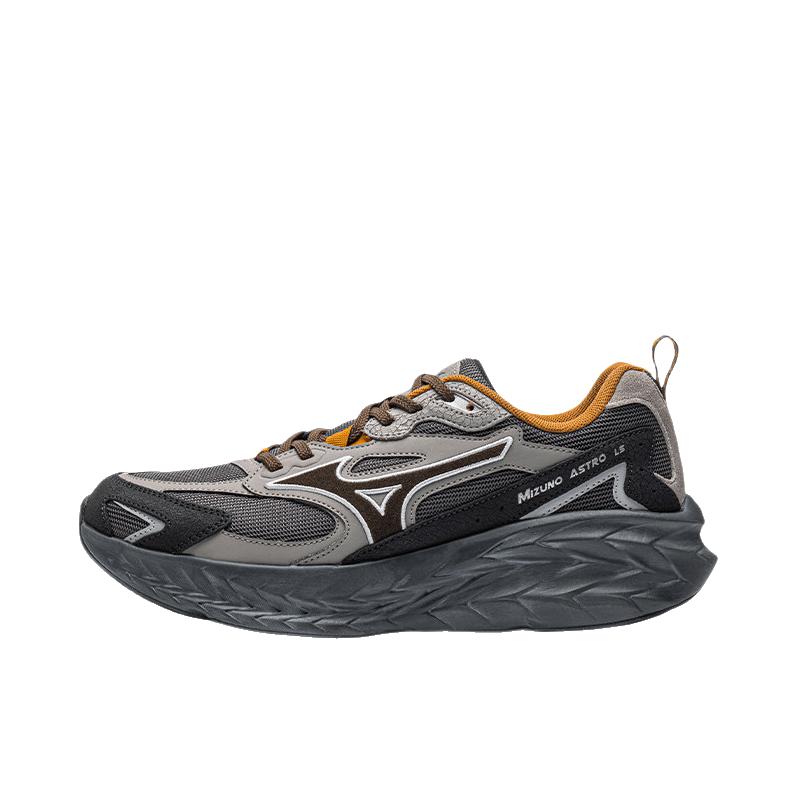 推荐商品：Mizuno/美津浓 ASTRO LS 运动休闲鞋 厚底耐磨舒适时尚增高回弹 低帮/南瓜泥