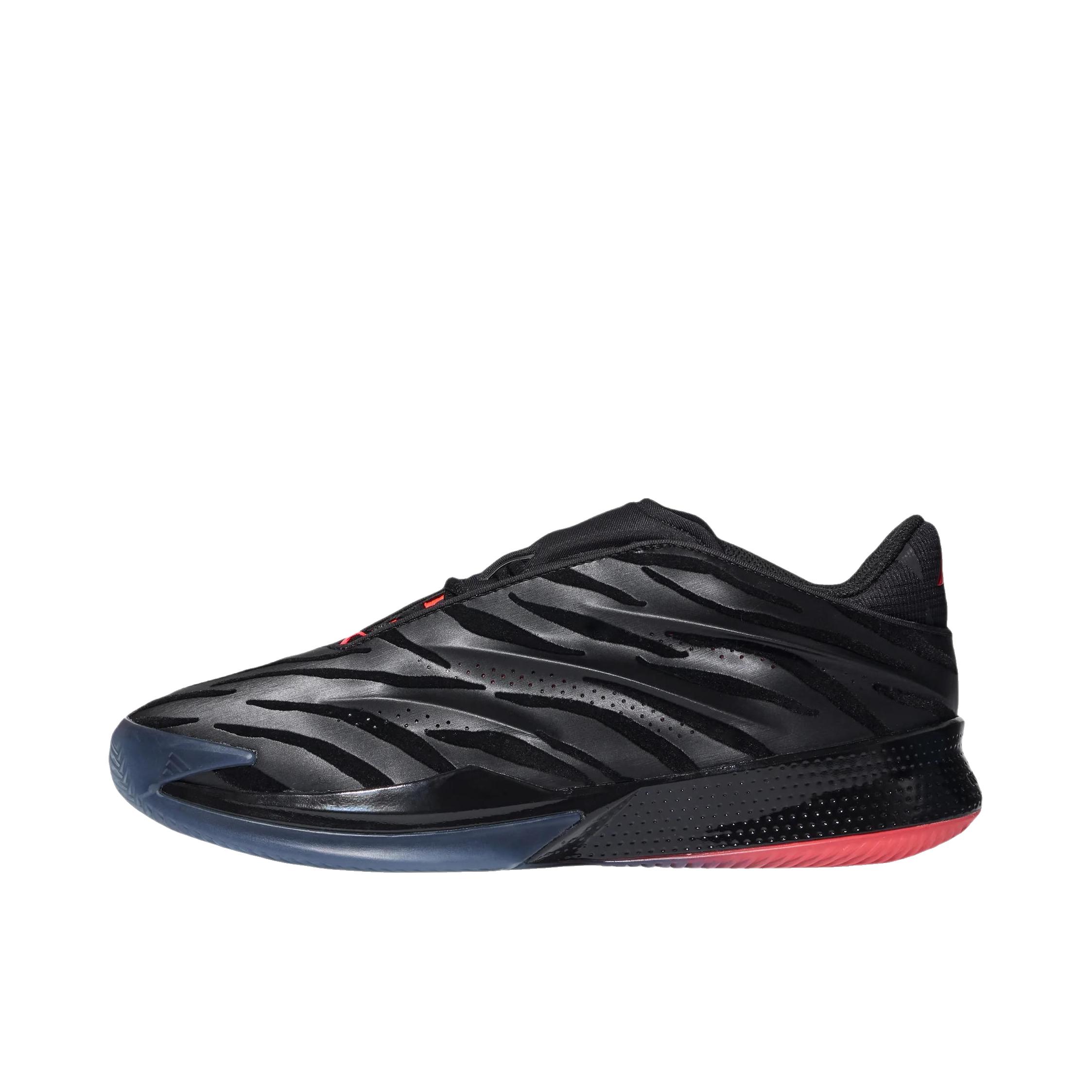 推荐商品：adidas Crazy Energy+ 篮球鞋 回弹厚底系带实战贴合 低帮/黑色/亮红色/银色