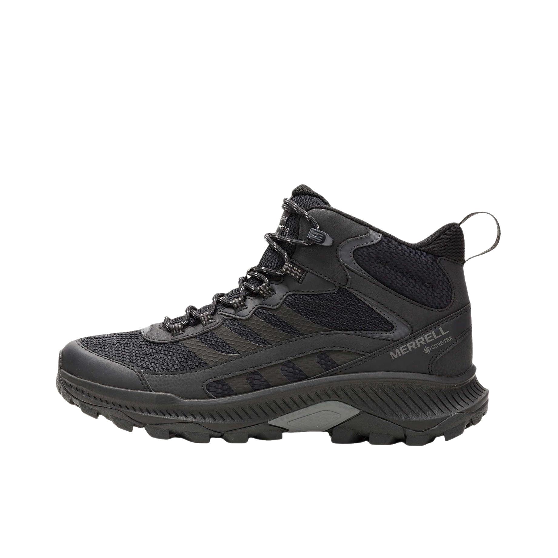 推荐商品：Merrell/迈乐  SPEED STRIKE 2  防水 登山 防滑 越野 轻量  户外鞋 徒步鞋 中帮/深黑色