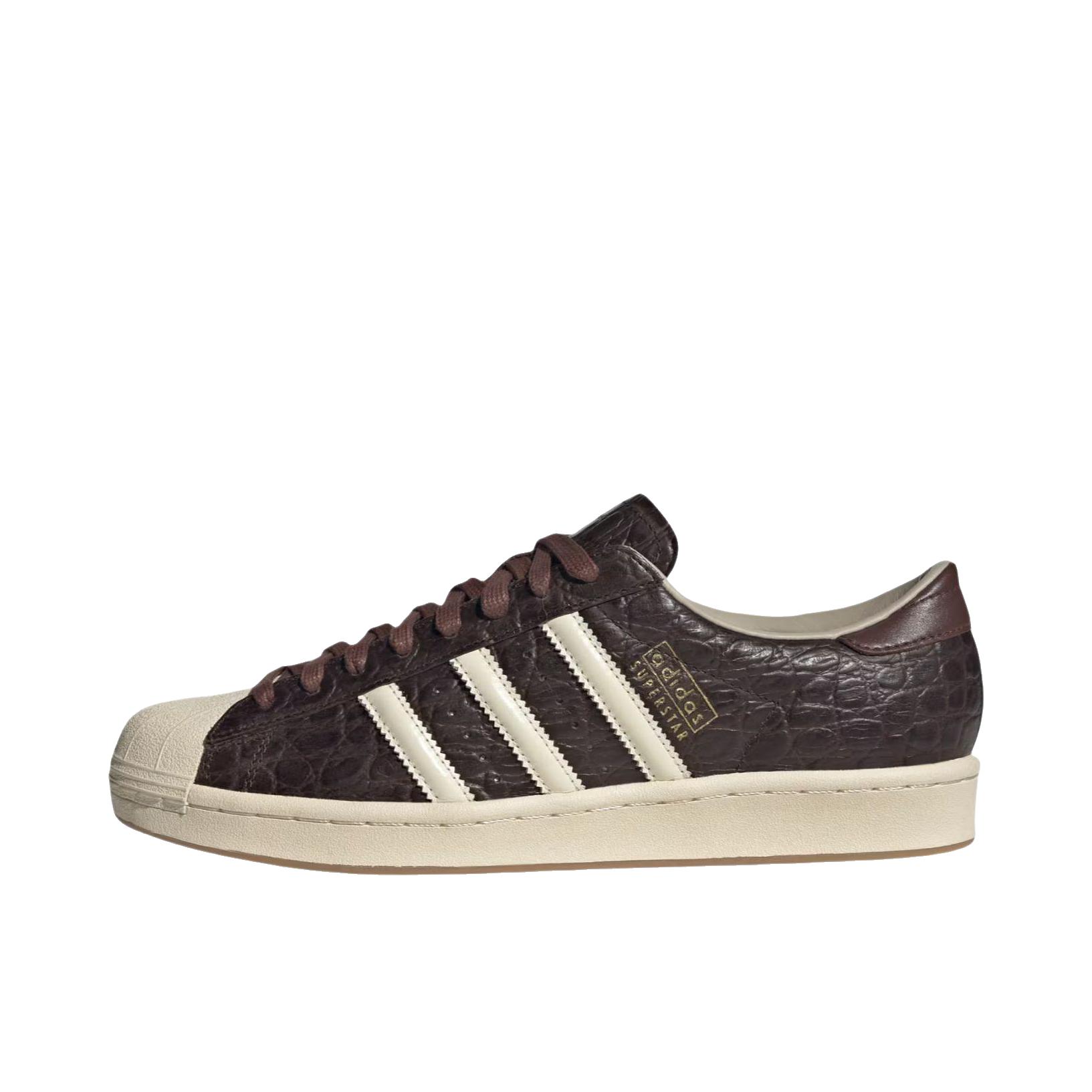 推荐商品：adidas Originals Superstar Vintage 板鞋 复古圆头系带 低帮/极光咖啡色/奶油白/奇迹白