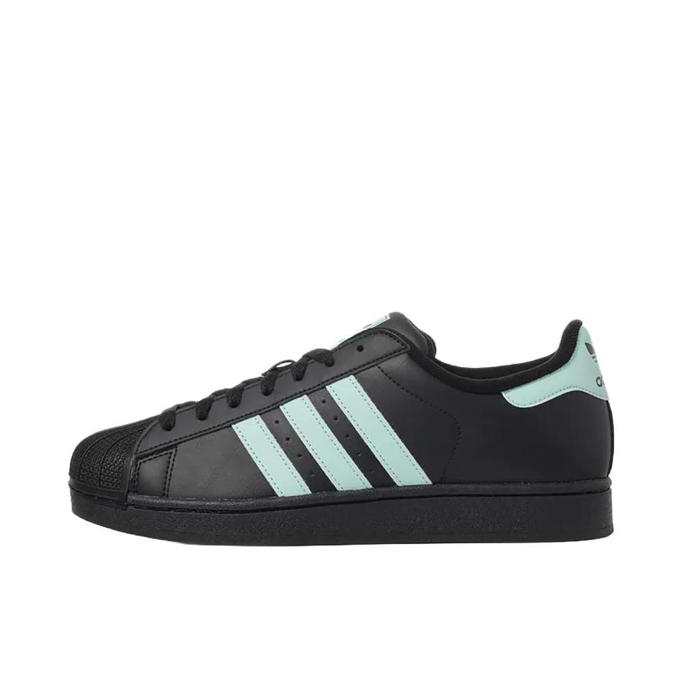 推荐商品：adidas Originals SUPERSTAR TD 板鞋 舒适耐用 低帮/黑色/青色