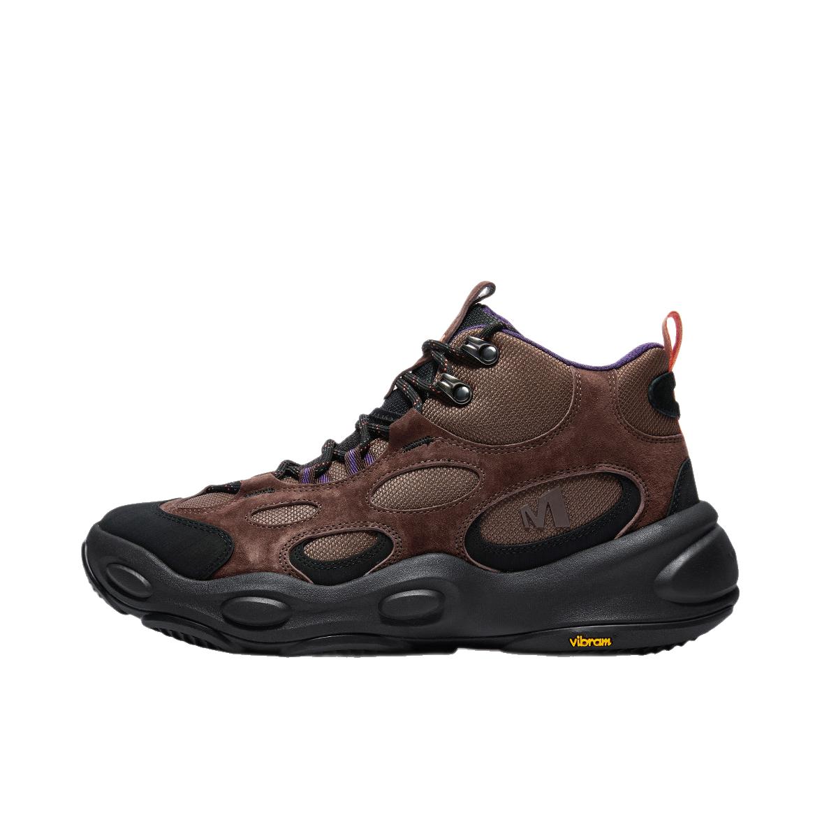 推荐商品：Merrell/迈乐 毒液行者2 登山鞋/徒步鞋 户外鞋 户外徒步抓地运动风 中帮/咖啡色/黑色