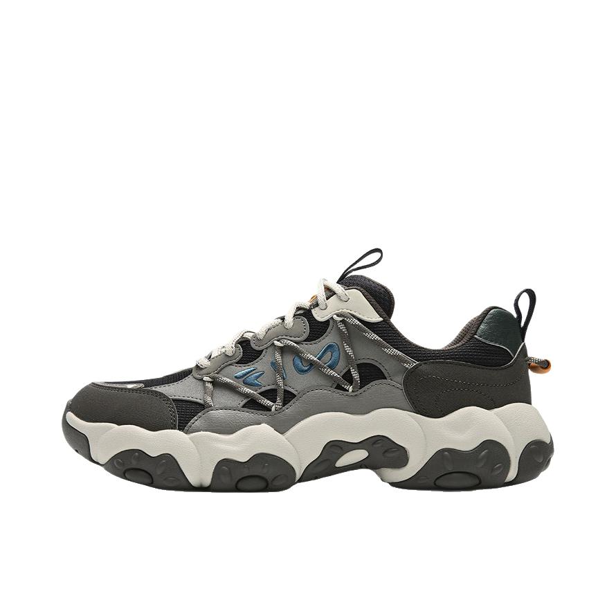 推荐商品：FILA/斐乐 猫爪6代 老爹鞋 低帮休闲时尚生活 岩石棕/骏马黑