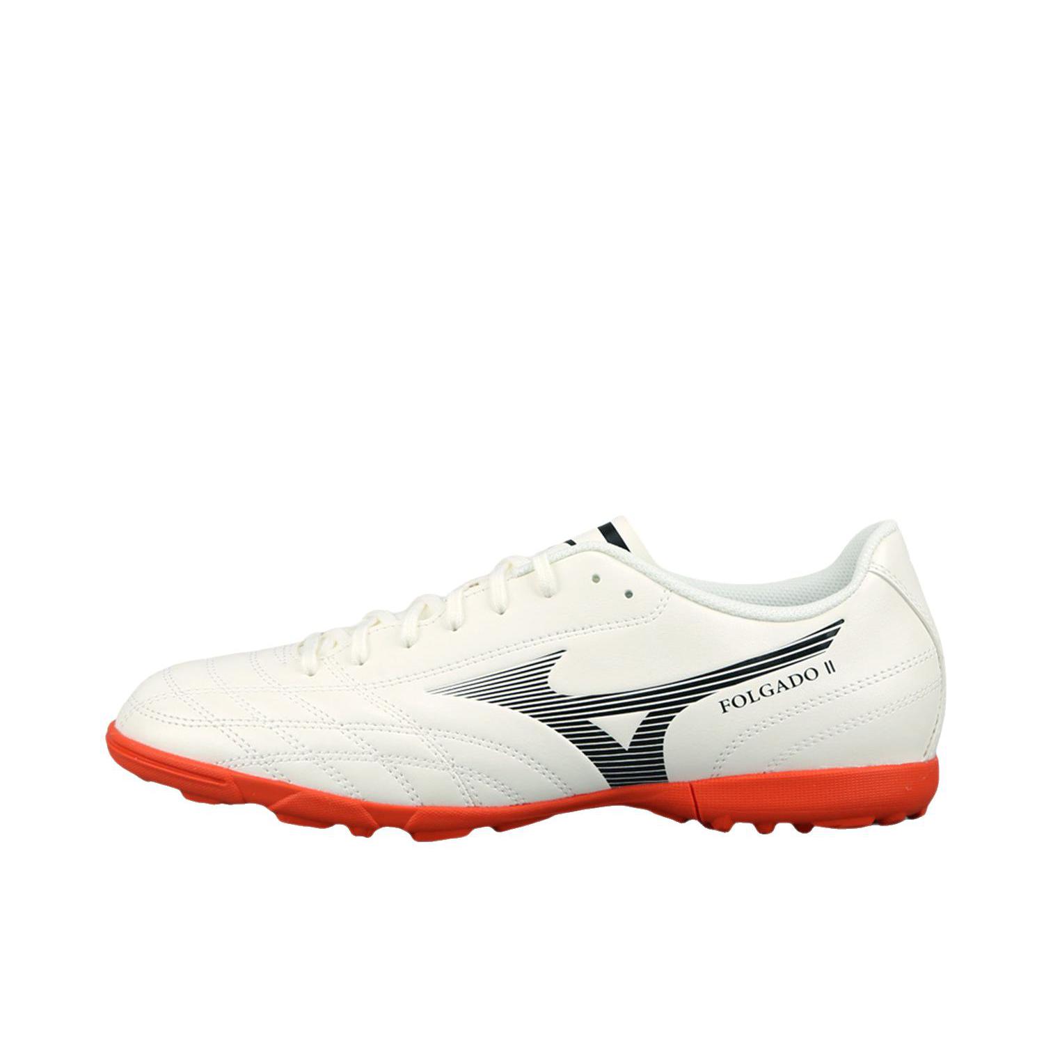 推荐商品：Mizuno/美津浓 FOLGADO 2 足球鞋 入门级碎钉防滑减震 白色/红色