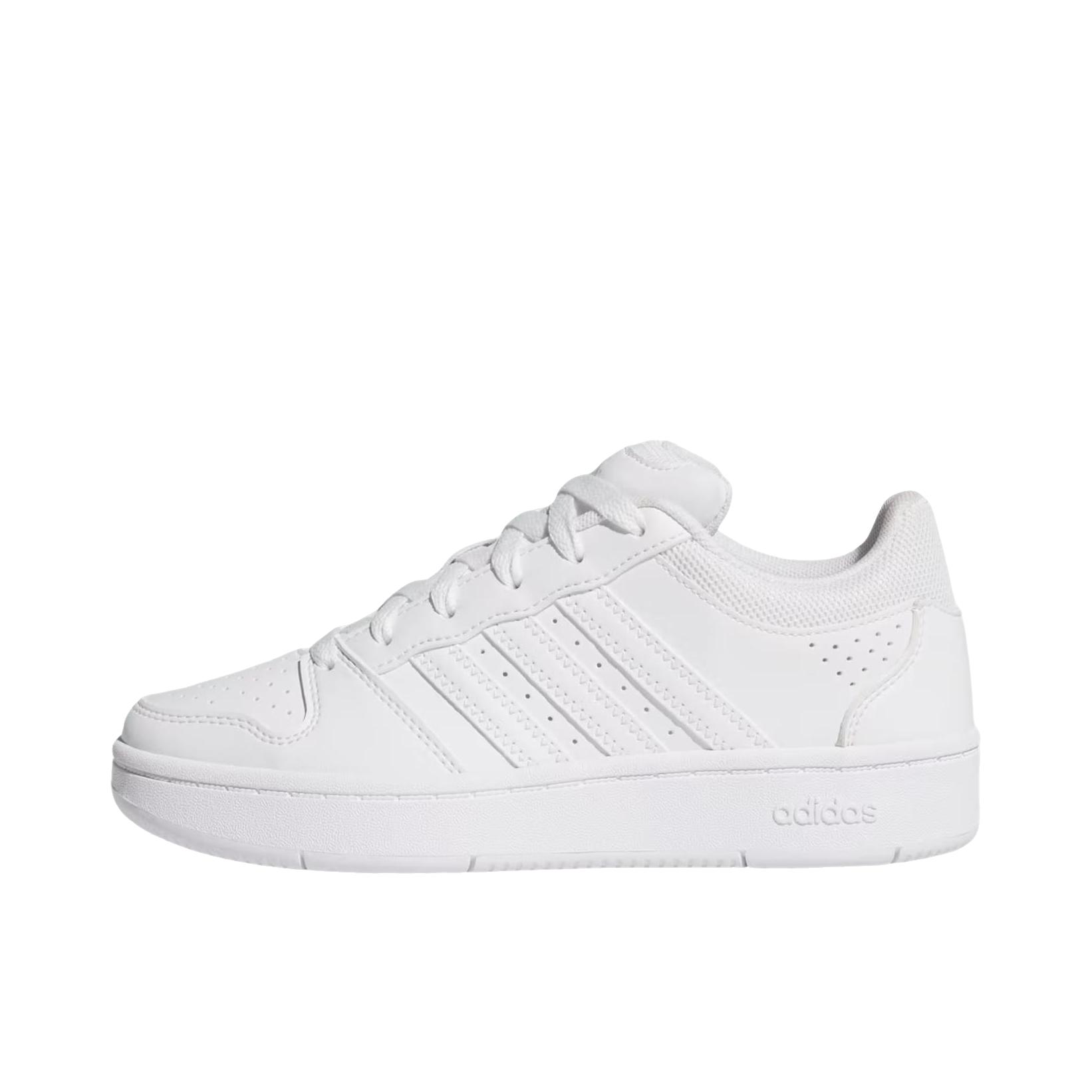 推荐商品：adidas HOOPS CLASSIC 板鞋 低帮轻便休闲舒适贴合 低帮/GS款/云白色/灰色