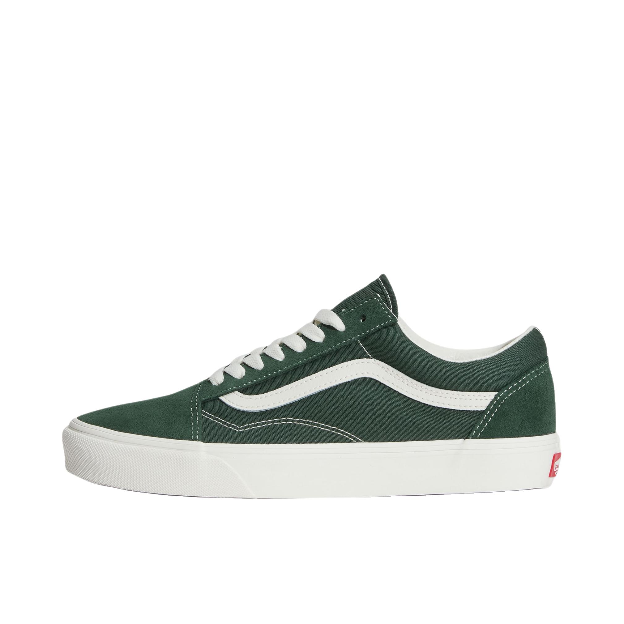 推荐商品：Vans/范斯 Old Skool 滑板鞋 板鞋 轻便防滑复古舒适经典 低帮/油绿色